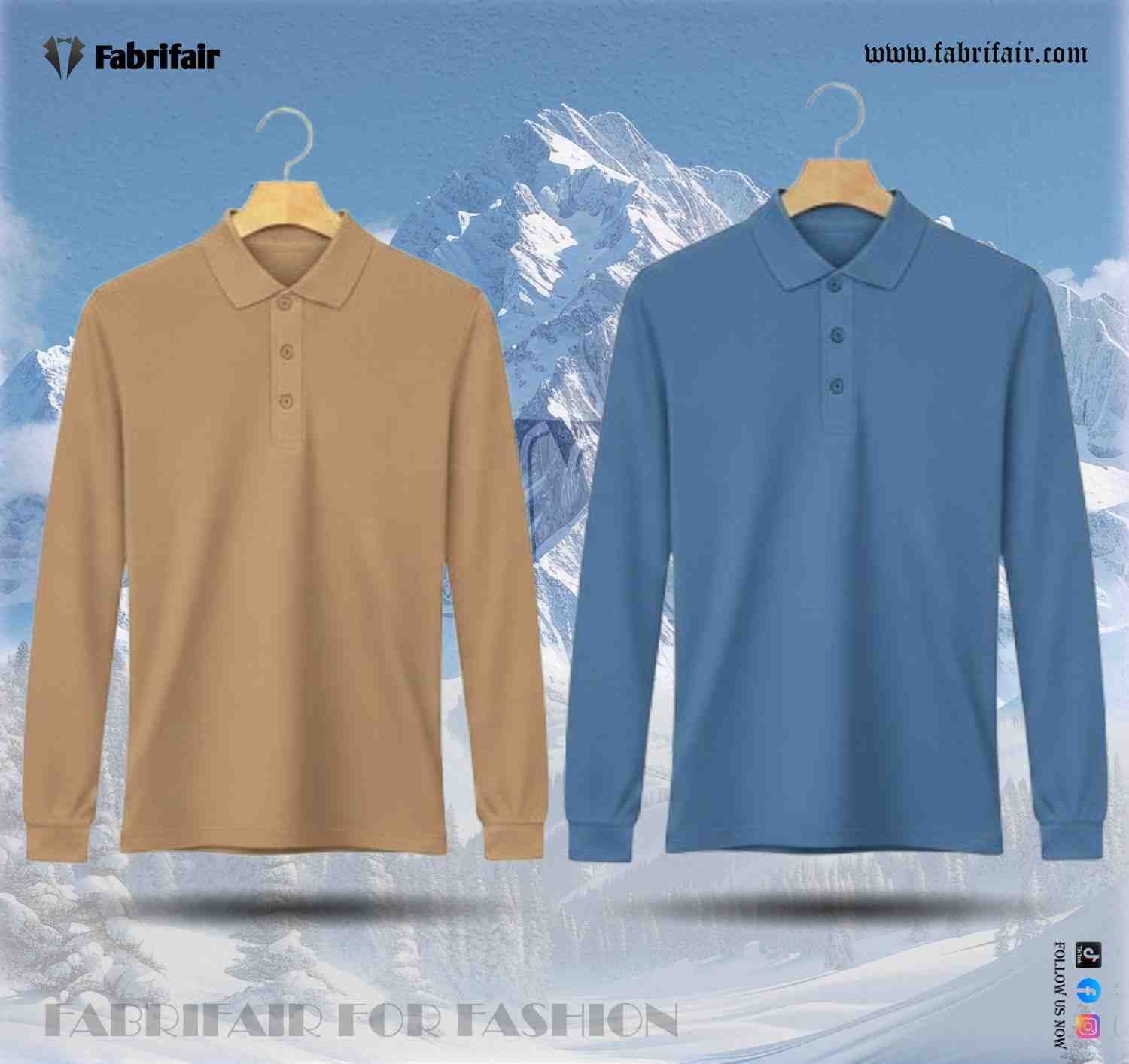 Mens 2pis Combo Full Sleeve PK Kulti Polo T-Shirts - Classical Edition